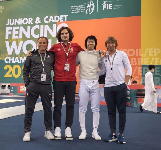 Our fencers at the World Championships in Dubai